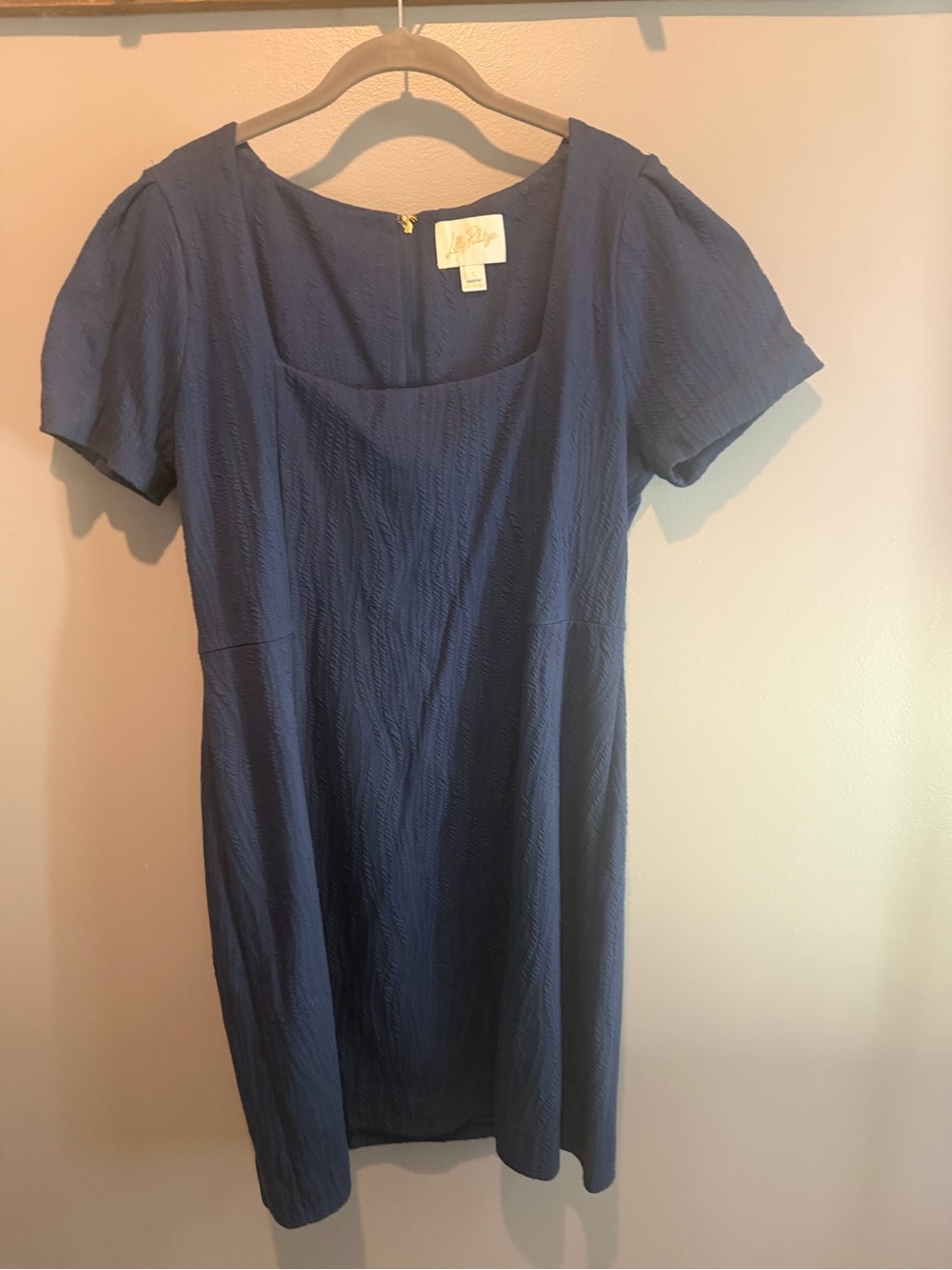 Lilly Pulitzer Navy Short Sleeve Mini Dress